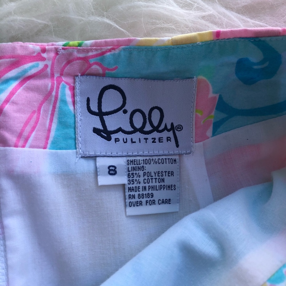 Lilly Pulitzer Multi Fun Patchwork Print Skirt - image 4